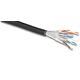 DeLOCK 80597 kabel sieciowy Czarny 50 m Cat6a U/FTP (STP)