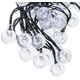 Lampki ogrodowe solarne kulki 7m 50LED ciepły biały
