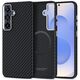 TECH-PROTECT ION CARBON MAGSAFE GALAXY S25 BLACK/SILVER