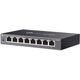 TP-Link Omada ES208G łącza sieciowe Zarządzany L2 Gigabit Ethernet (10/100/1000) Czarny