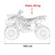 Pojazd Quad Spalinowy 120CC DISCOVERER Niebieski