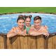 Bestway Basen stelażowy drewno 488x122 11w1 56725 EDUKAMP