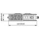 Kermi Grzejnik Therm X2 Profil-V 22 750 x 500mm (FTV220750501R1K)