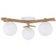 TK Lighting Sheron 5308 plafon lampa sufitowa 3x6W G9 biały/sosna