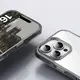 Etui Bizon Case Halo do Apple iPhone 16 Pro przydymione-czarne