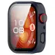 Etui ze szkłem do zegarka Bizon Case+Glass Watch do Huawei Watch Fit 4 Pro niebieskie