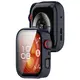 Etui ze szkłem do zegarka Bizon Case+Glass Watch do Huawei Watch Fit 4 Pro niebieskie