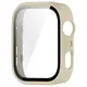 Etui ze szkłem do zegarka Bizon Case+Glass Watch do Huawei Watch Fit 4 Pro beżowe