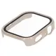 Etui ze szkłem do zegarka Bizon Case+Glass Watch do Huawei Watch Fit 4 Pro beżowe