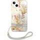Guess Etui Guess do iPhone 14 Plus 6,7" fioletowy/purple hardcase Flower Strap