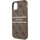 Guess Guess GUHCN614GDBR iPhone 11 6,1" brązowy/brown hardcase 4G Stripe