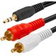 AK233A Kabel jack 3,5mm-2xrca cinch       1,25m
