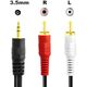 AK233A Kabel jack 3,5mm-2xrca cinch       1,25m