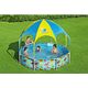Amazon Bestway Basen Stelażowy dla dzieci z zadaszeniem Steel Pro UV Careful 8' x 20/2.44m x 51cm 56432