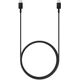 Καλώδιο SAMSUNG EP-DX310JBE USB-C - USB-C 3A 1.8m (Χύμα - εναλλακτική συσκευασία) - μαύρο