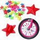 Zestaw Koraliki Na Szprychy Do Roweru Gwiazdki Kolorowe 2cm 35szt LEAN Toys