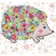 DIAMOND DOTZ Διαμαντένιο κέντημα Diamond Dotz Floral σκαντζόχοιρος 33x31cm DD3030 13912996 4895225913107