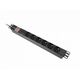 ΠΟΛΥΜΠΡΙΖΟ ΡΑΚ PDU 19" LANBERG 1U 16A 6X 230V PL 2M ΜΑΥΡΟ C14