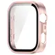 Etui ze szkłem do zegarka Bizon Case+Glass Watch do Huawei Watch Fit 4 Pro satynowo różowe