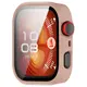Etui ze szkłem do zegarka Bizon Case+Glass Watch do Huawei Watch Fit 4 Pro różowe