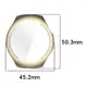 Etui z osłoną ekranu Bizon Case Watch Felipe do Huawei Watch 5 42mm złote