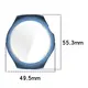 Etui z osłoną ekranu Bizon Case Watch Felipe do Huawei Watch 5 46mm niebieskie