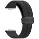 Silikonowy pasek Bizon Strap Watch Silicone L do Huawei Watch Fit 4 Pro / Fit 4 / Fit 3 czarny