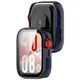 Etui ze szkłem do zegarka Bizon Case+Glass Watch do Huawei Watch Fit 4 niebieskie