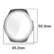 Etui z osłoną ekranu Bizon Case Watch Felipe do Huawei Watch 5 42mm srebrne