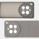 Pancerne etui Bizon Case Tur do Vivo X200 Pro jasnoszare