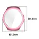 Etui z osłoną ekranu Bizon Case Watch Felipe do Huawei Watch 5 42mm różowe
