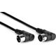 Kabel Hosa Hosa - Kabel MIDI kątowy 1.5m czarny