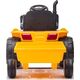Lean Cars Traktor Na Akumulator Z Przyczepą S617 Żółty