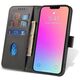 Θήκη Magnet Case με καπάκι για Samsung Galaxy S25 Ultra - μαύρο