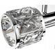 Φωτιστικό τοίχου KRIS Venus KR 373-1W Kinkiet 1x40W E14 χρώμιο