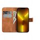 Θήκη TENDER Book για XIAOMI Redmi Note 14 4G (GLOBAL - 164,84mm x 78,15mm x 8,16mm) καφέ