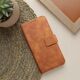 Θήκη TENDER Book για XIAOMI Redmi Note 14 4G (GLOBAL - 164,84mm x 78,15mm x 8,16mm) καφέ