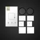 Szkło hybrydowe Tech-Protect Glass Flex+ Garmin Venu 3 Black [2 PACK]