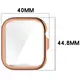 Etui z osłoną ekranu Bizon Case Watch Felipe do Huawei Watch Fit 4 różowozłote