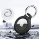 Etui Tech-Protect Rough Apple Airtag Black [4 PACK]