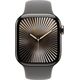 Smartwatch Apple Watch 10 GPS + Cellular 46mm Natural Titanium M/L Szary  (MWYA3QF/A)