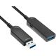 Premium Οπτική ίνα USB 25m,