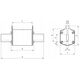 Ασφάλεια ETI Polam NH2/WT-2C 125A/500V 004139396