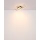 Globo Sapena 67328-24 πλαφονιέρα 24W LED 3000K 1800 lm μαύρο/διαφανές
