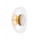 MAXlight Signature W0378 απλίκα τοίχου 1x9W LED 3000K 855 lm ορείχαλκος/διαφανές