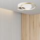 Lamkur Benito 50973 πλαφονιέρα λάμπα οροφής 31W LED 3000-6500K 4400 lm λευκό/χρυσό