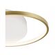 Lamkur Benito 50973 πλαφονιέρα λάμπα οροφής 31W LED 3000-6500K 4400 lm λευκό/χρυσό