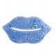 Μάσκα χειλιών IDC Institute Glitter Lip Pads Blue, 1 τεμ.