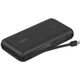 Φορητός φορτιστής Belkin 20.000mAh μαύρο 30W με ενσωματωμένο καλώδιο USB-C BPB024hqBK