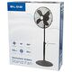 44-656# Ανεμιστήρας δαπέδου 16" 60w μαύρος μεταλλικός